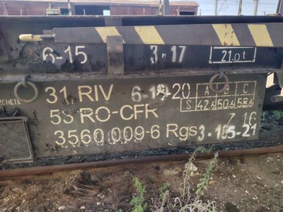 Vagon 315335600096 - Vagon marfa RGS (1985)