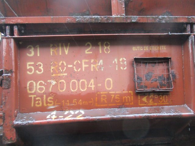 Vagon 315306700040 - Vagon marfa TALS (1979) 1