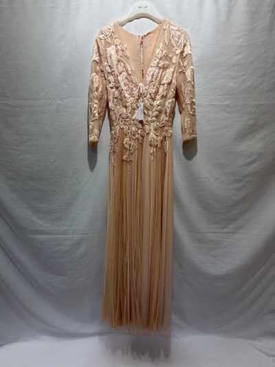 Rochie gala roz pudra/nude 2821