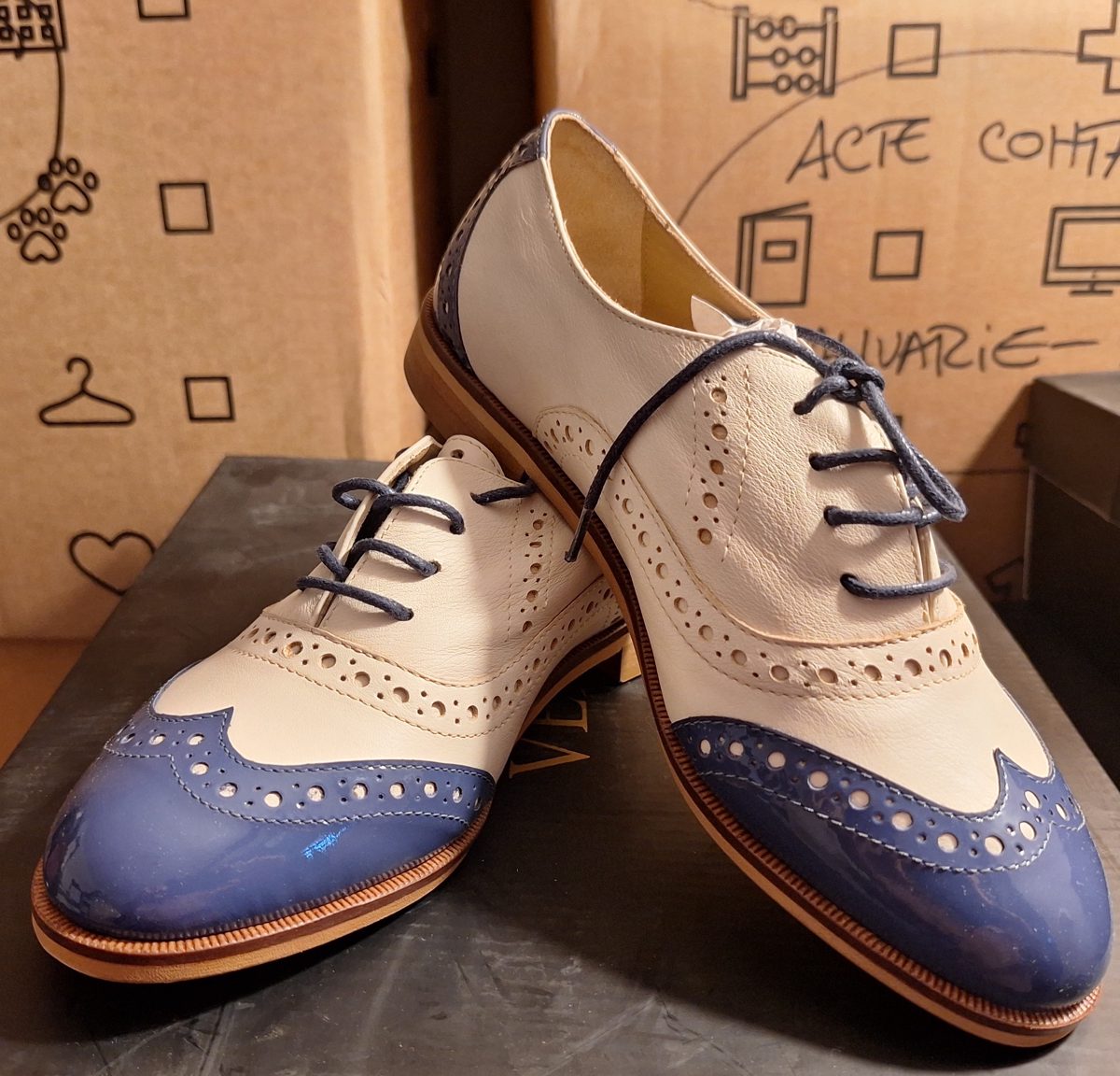 PANTOFI DAMA OXFORD - COD PRODUS OV2 - 3 Bucata 1