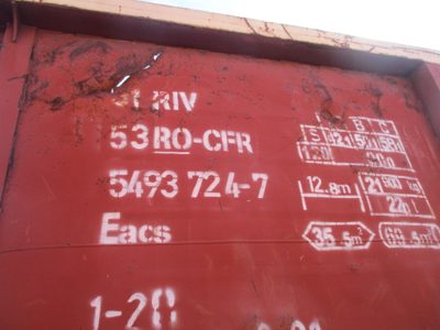 Vagon 315354937247 - Vagon marfa EACS (1980)