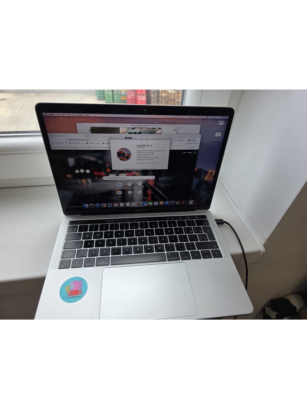 LAPTOP APPLE MACBOOK PRO 13, PROCESOR INTEL CORE I5 MEMORIE RAM 8 GB 1