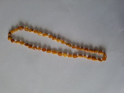 Șirag chihlimbar șlefuit Lot 144