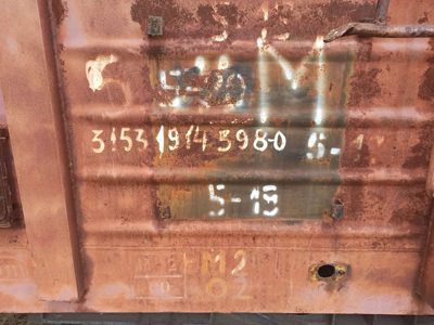 Vagon 215315027296 - Vagon marfa GBS (1977) * 315319143980 Linia Cântar