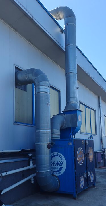 INSTALATIE DE ASPIRATIE SI FILTRARE AER