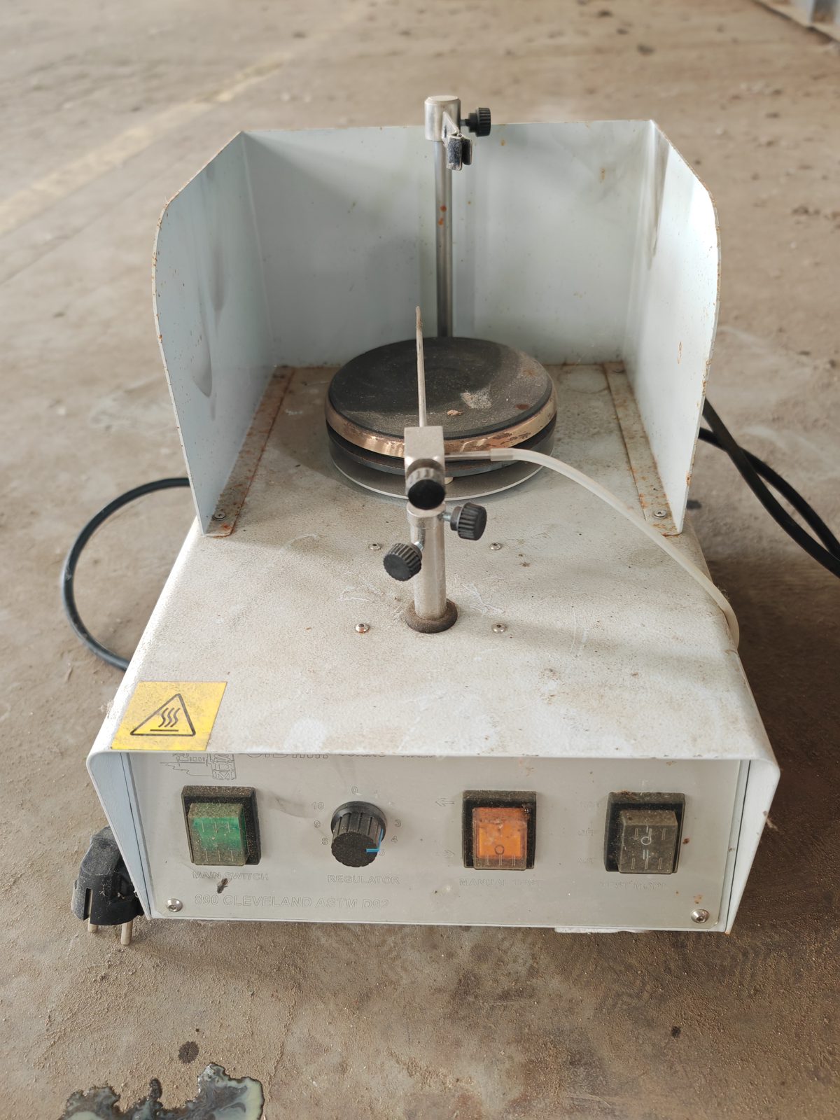 INFLAMETRU CLEVELAND CU CUPA DESCHISA ASTM D921 1