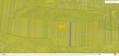 Cota de 1/4 si cota de 1/12 din teren extravilan in suprafata de 1000 mp