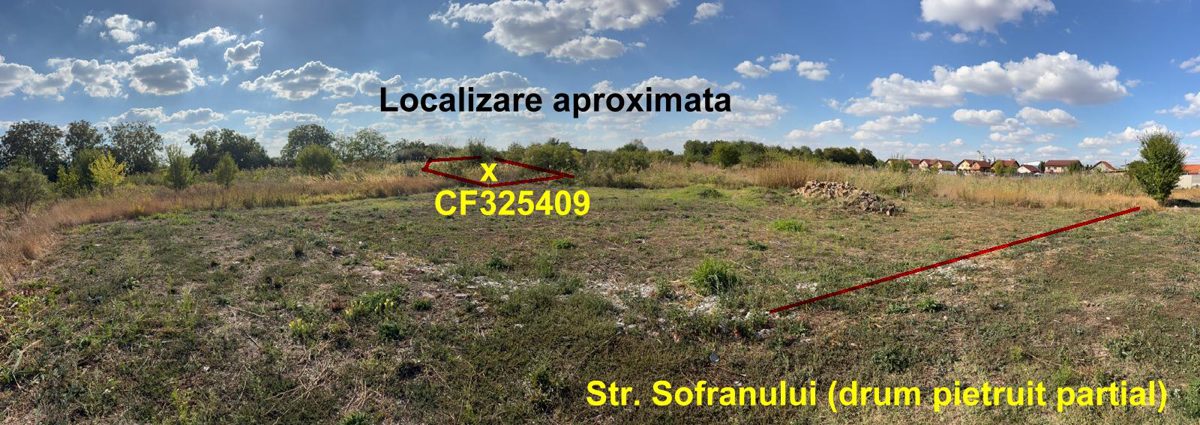COTA DE 1/2 DIN Teren construibil - Teren intravilan neimprejmuit in suprafata de 406 MP 1