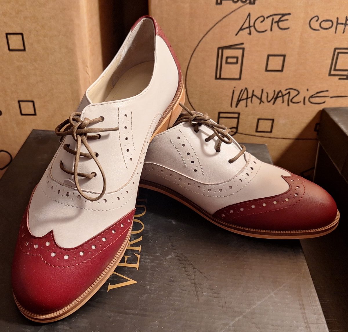PANTOFI DAMA OXFORD - COD PRODUS OV9 - 2 Bucata 1
