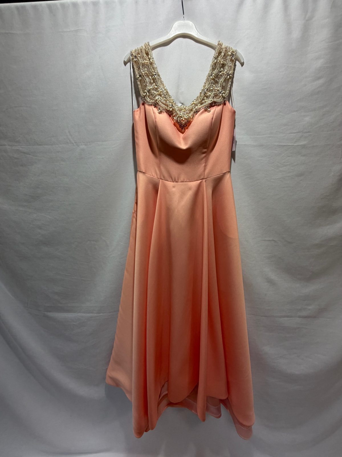 Rochie gala peach 50063 1