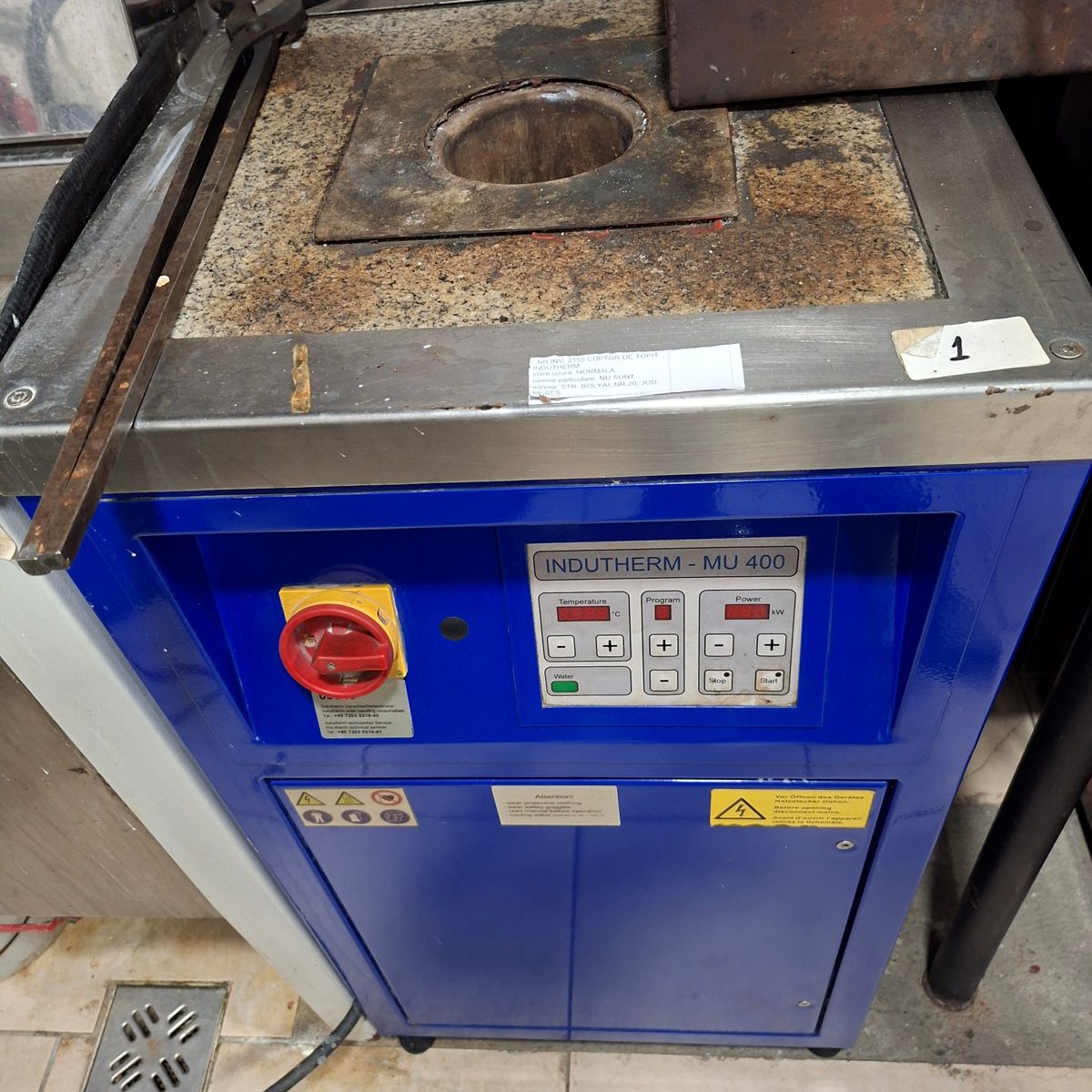 CUPTOR DE TOPIT INDUTHERM - NR.INV. 2155 1