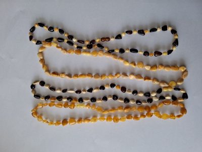 Șirag chihlimbar șlefuit Lot 118