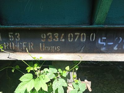Vagon 215315027296 - Vagon marfa GBS (1981) * 315393340700, Linia 15