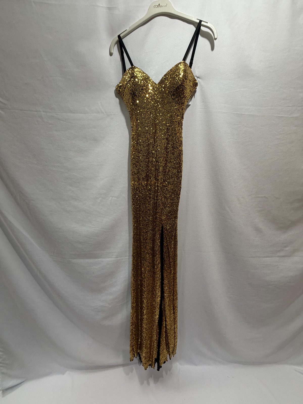 Rochie gala paiete aurii 002600 1