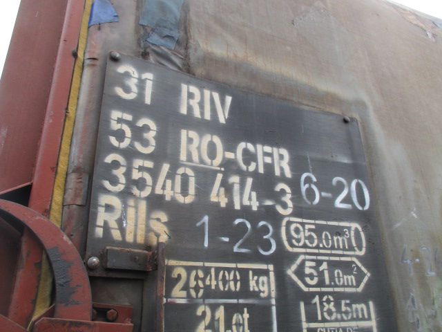 Vagon 315335404143 - Vagon marfa RILS (1982) 1