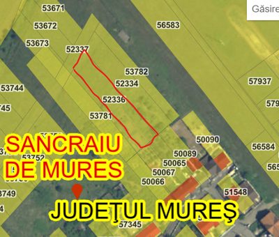 Teren agricol - intravilan in suprafata de 1263 MP
