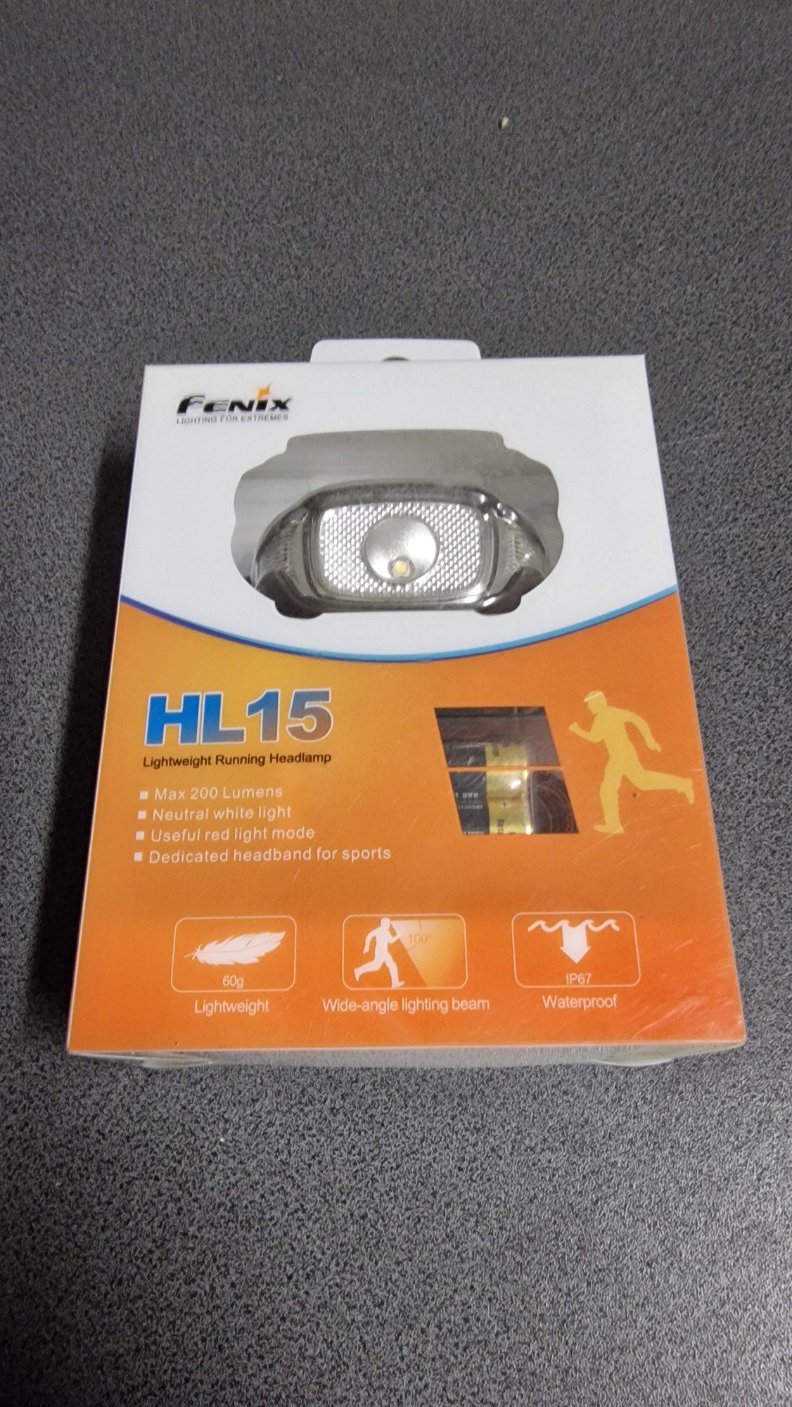 Lanterna Fenix HL15 negru 1