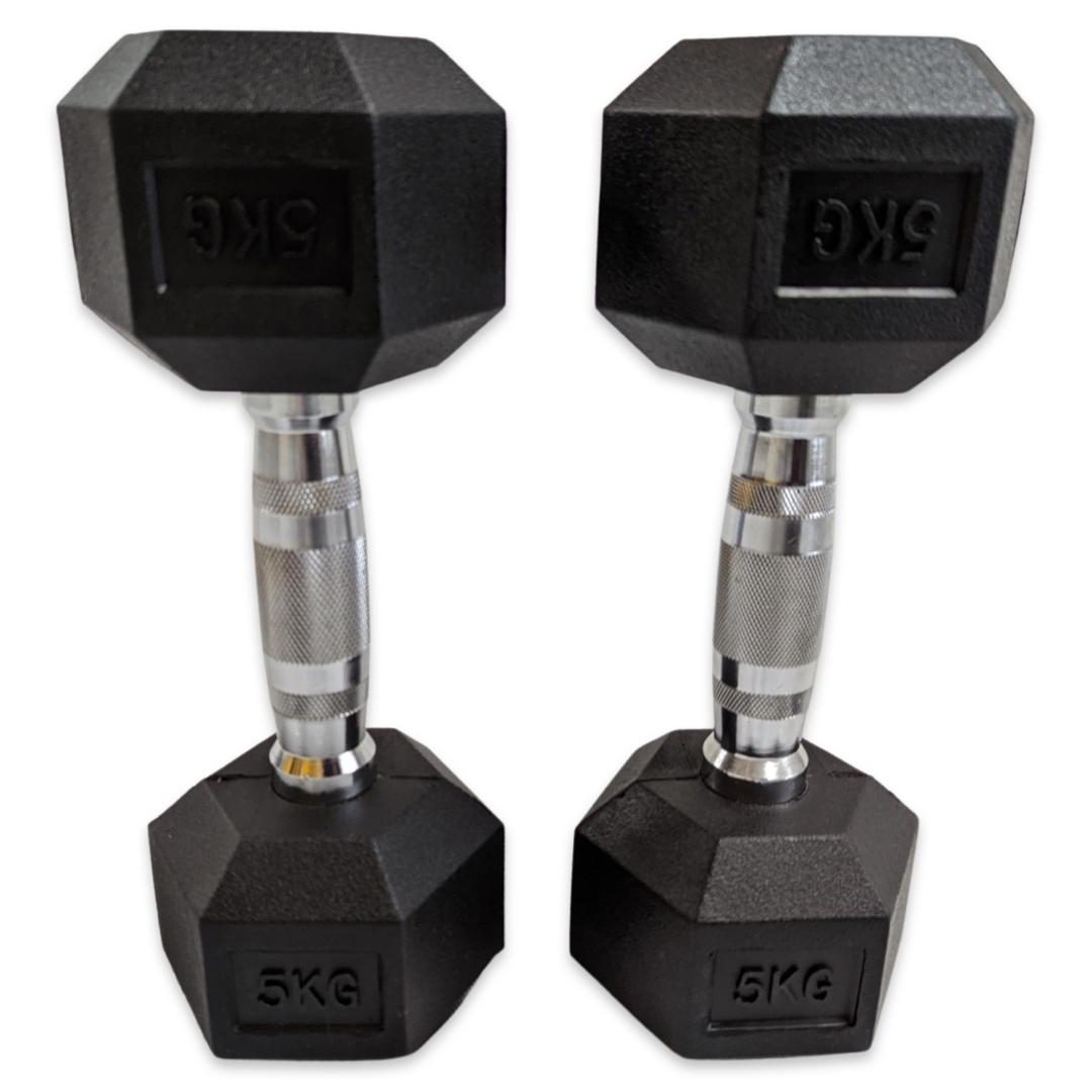 HEXAGON DUMBBELLSET 5 KG 1