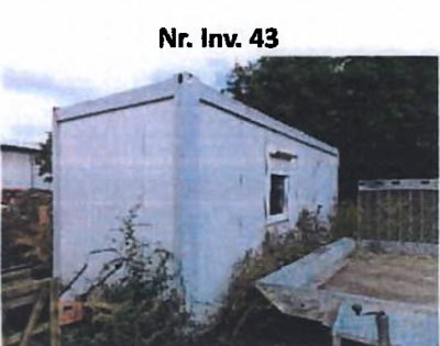 DENUMIRE BUN: CONTAINER MET CF CTR 010/27.112020 /  NUMAR INVENTAR: 43;