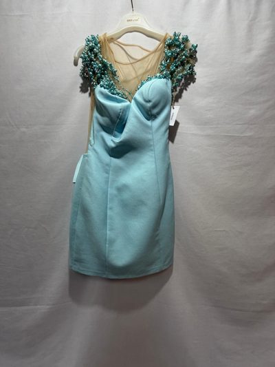 Rochie gala scurta albastra