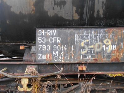 Vagon marfa nr. 315379390141 - ZAEK -Brasov, zona Triaj- CFR, jud.Brasov