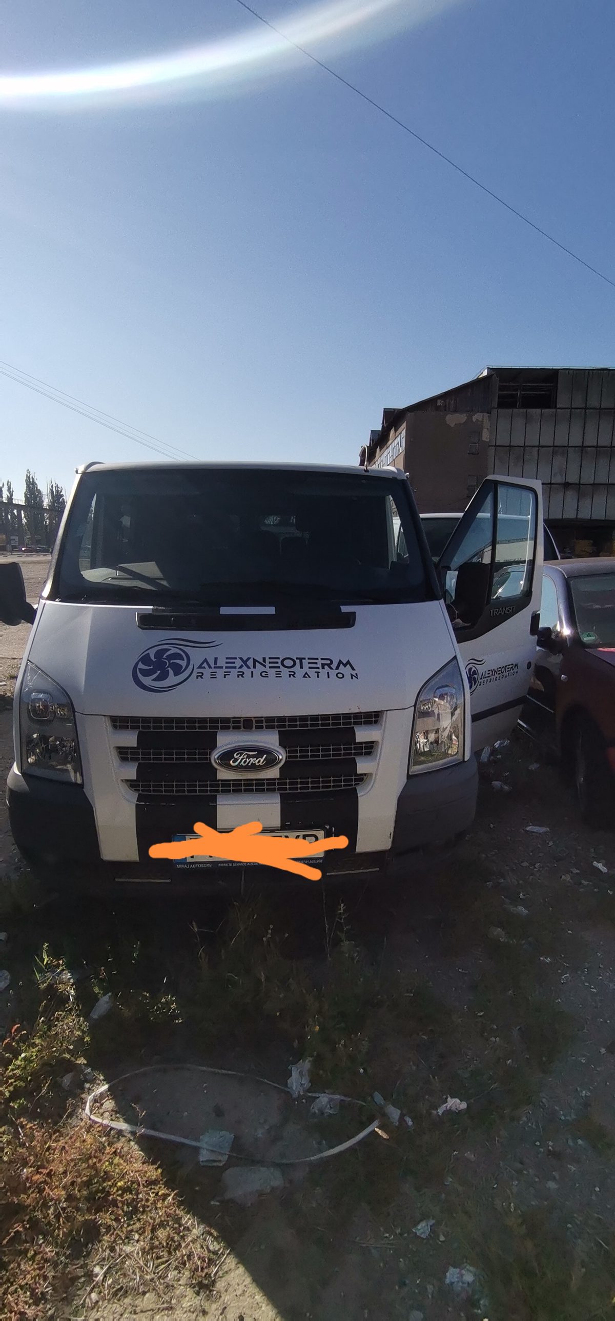 Autoturism marca Ford model Transit culoare Alb 1