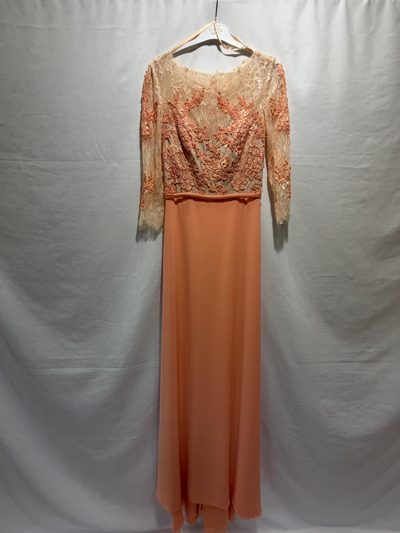Rochie gala piersica RG 125