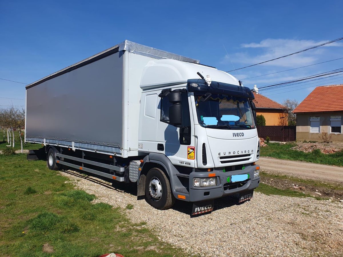 Autoutilitara N3 marca IVECO model ML150 E22/P culoare ALB GRI 1