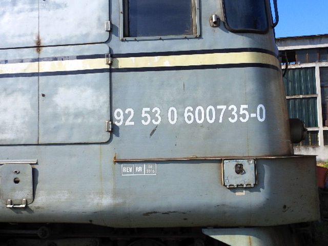 Locomotiva 6007355 - LDE-2100-CP NR=92530600735-0+MODERNIZ (28.04.1971) 1