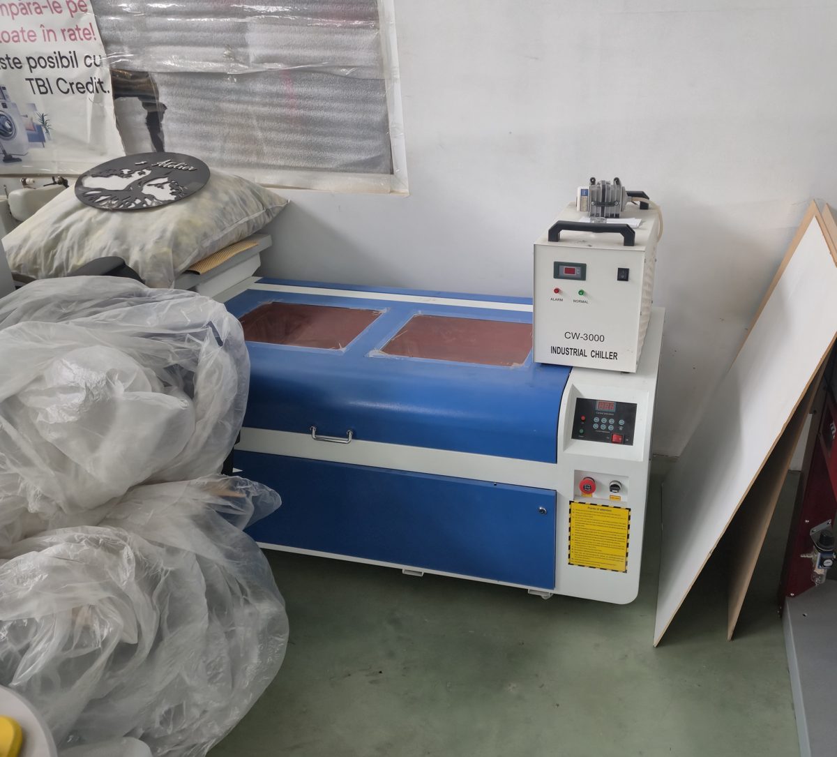 Masina de gravat/decupat LASER 1000X400/100W 1