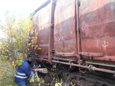 Vagon 825354704579 - Vagon marfa EACS (1978)- linia 11 B -Brasov, zona Triaj- CFR, jud.Brasov