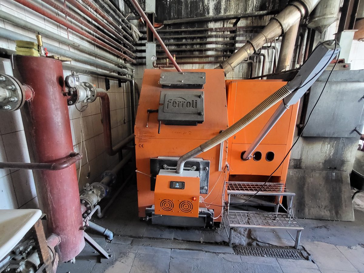 Centrala termica peleti Ferroli 150 KW 1
