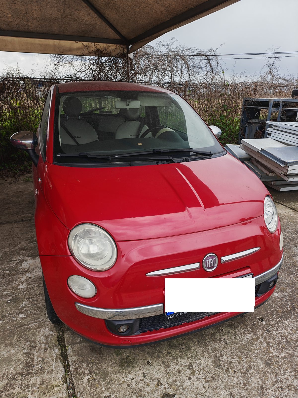 Autoturism marca Fiat model 500 culoare Rosu 1