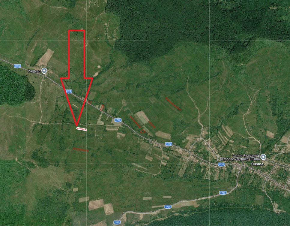 Extravilan - in suprafata de 1074 MP 1