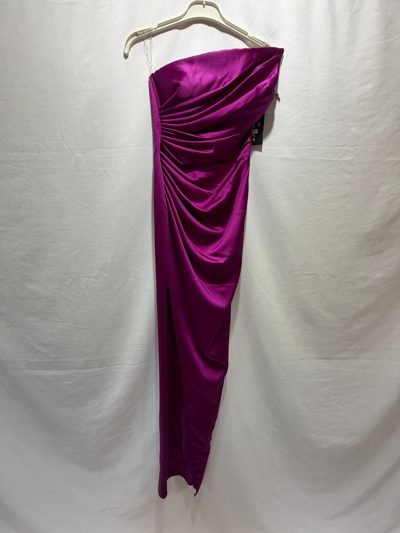 Rochie gala saten Fucsia