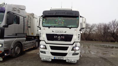 Cap tractor marca MAN model TGX 18440 culoare Alb