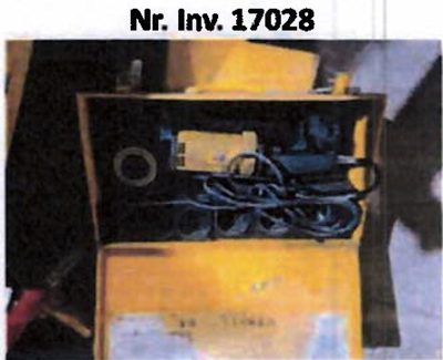 DENUMIRE BUN: CUPLA ELECTRICA DE FILETAT /  NUMAR INVENTAR: 17028;