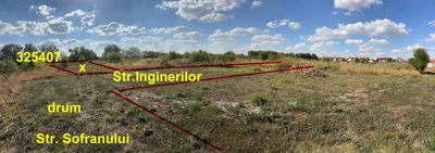 cota de 1/2 din teren construibil - Teren intravilan neimprejmuit in suprafata de 400 MP