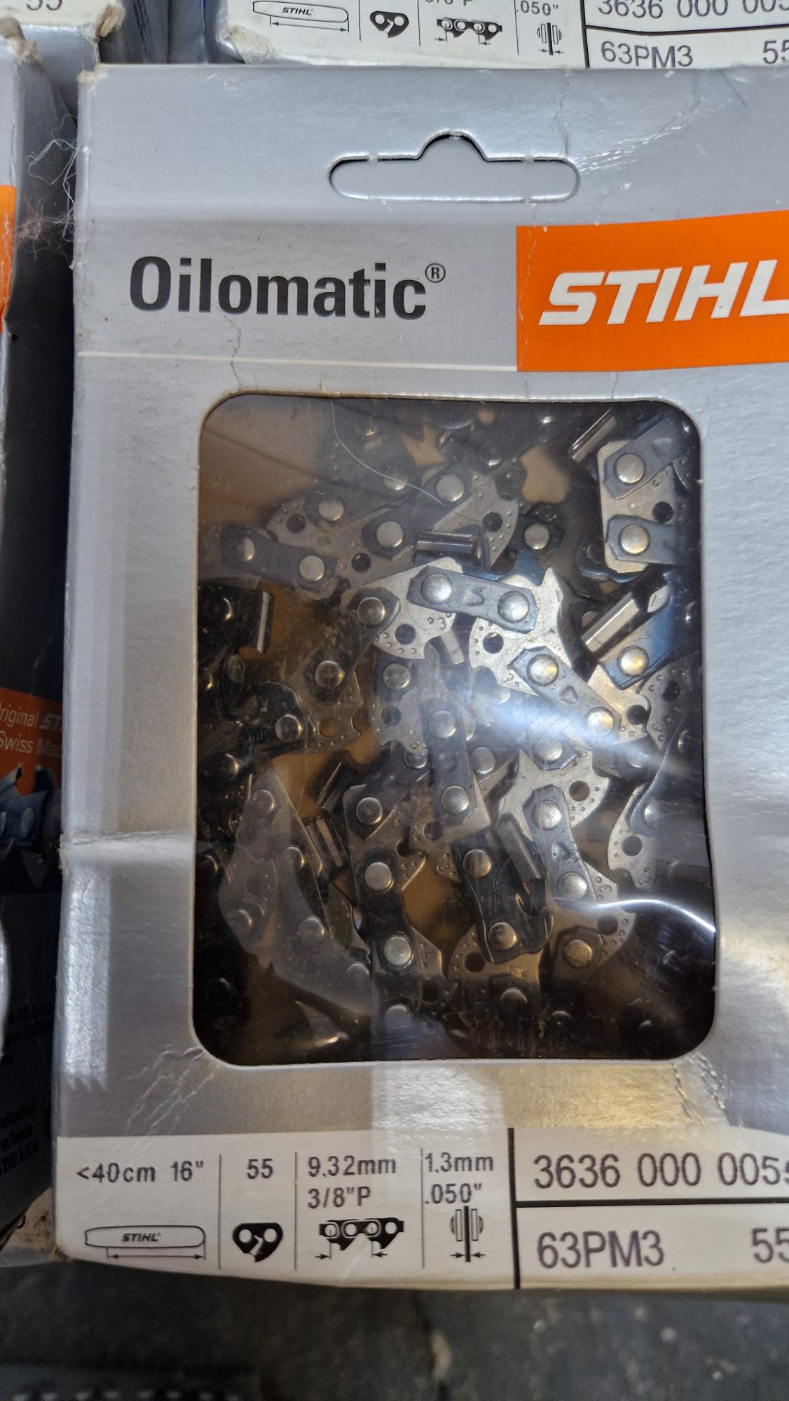 LOT  Accesorii drujbe    lame + lanturi marca STIHL + OREGON 1