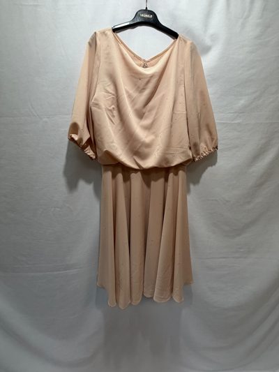 Rochie gala piersica cu paiete