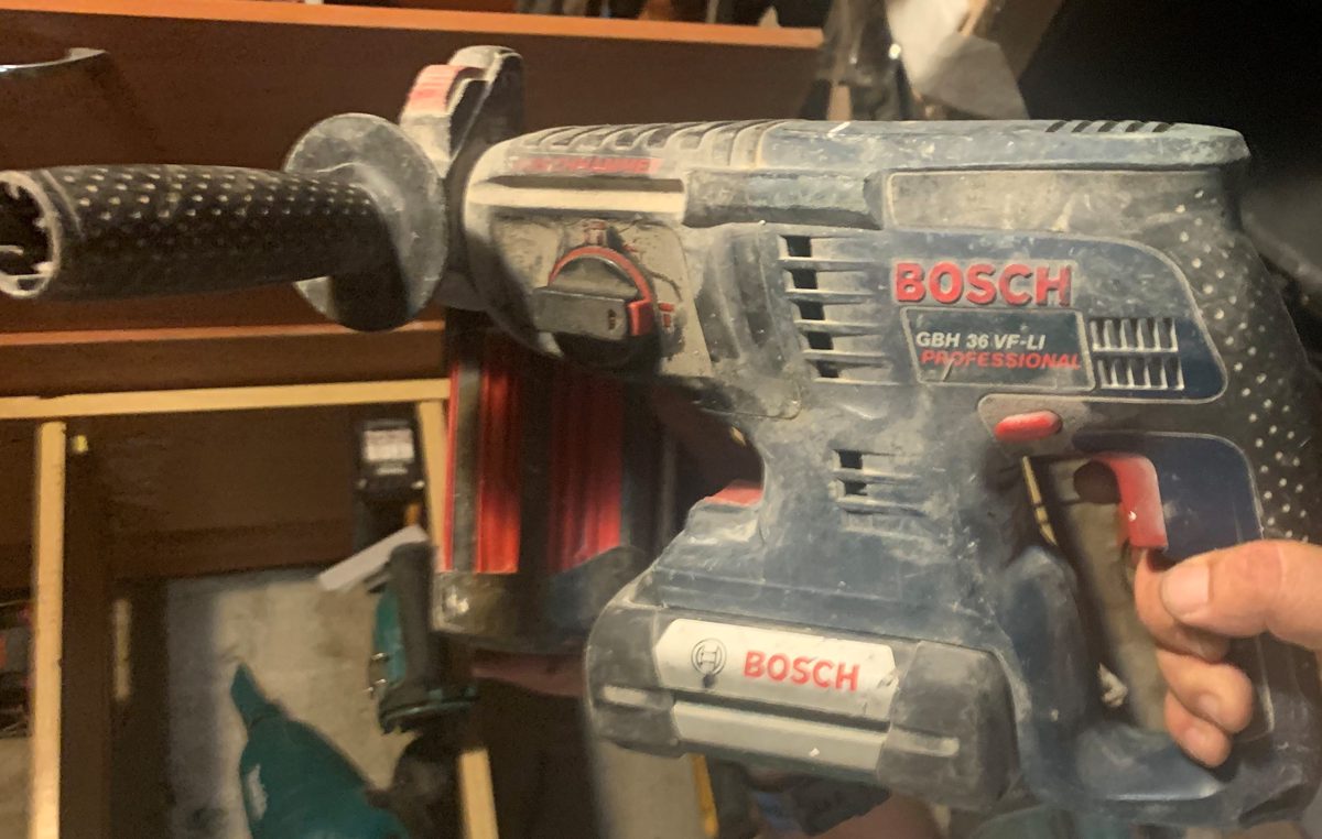 ROTOPERCUTOR BOSCH GBH36 VF-LI PROFFESIONAL 1